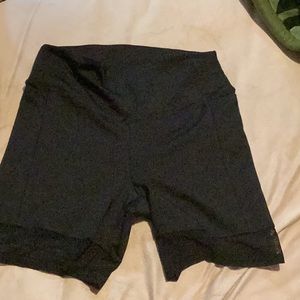 PINK Active Black Biker Shorts